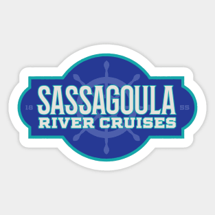 Sassagoula River Cruises Sticker